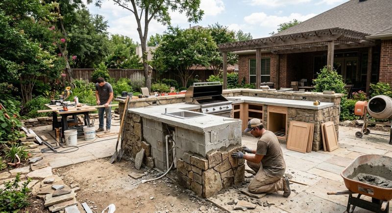 Outdoor Kitchen Renovation in Charleston, SC