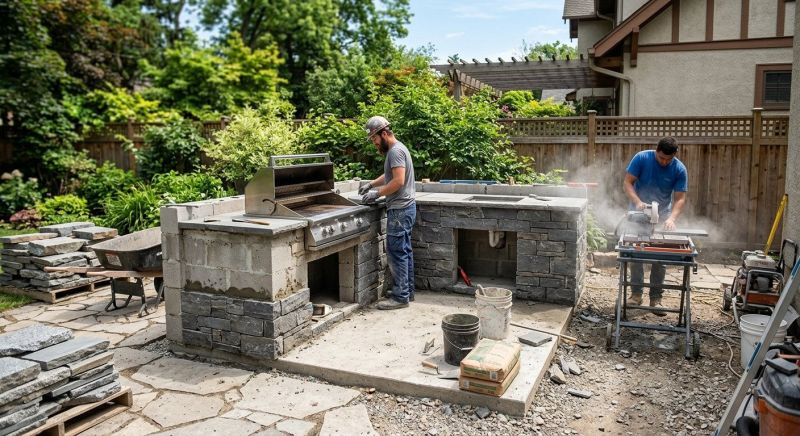 Outdoor Kitchen Construction in Summerville, SC