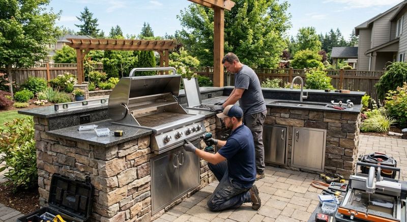 Outdoor Kitchen Construction in Alpharetta, GA